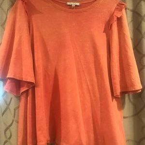 Anthropologie flutter sleeve t-shirt